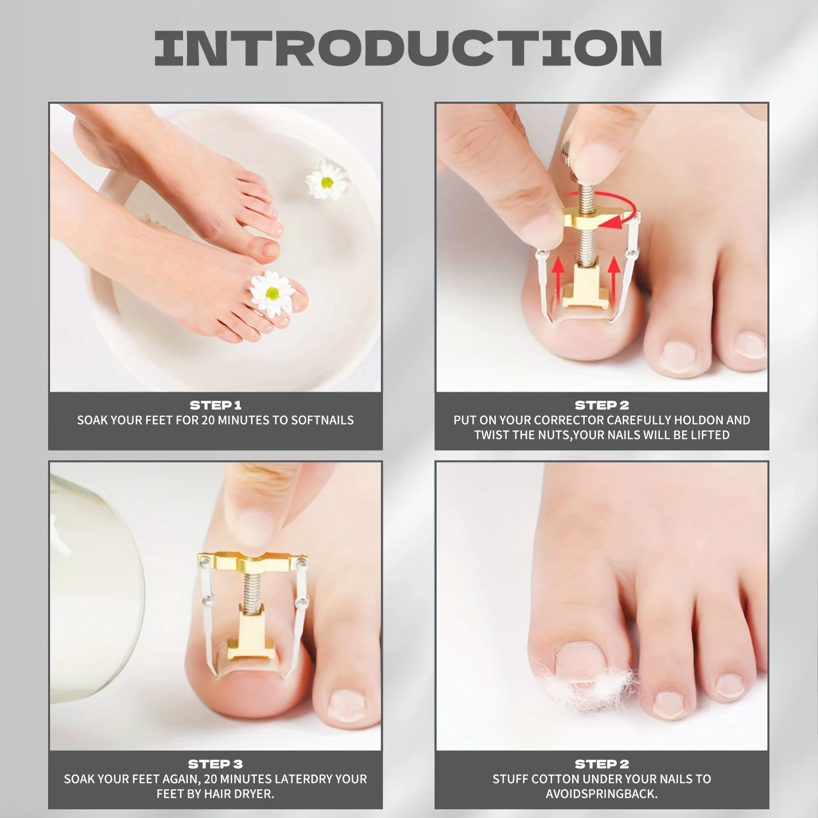 7-częściowy zestaw do manicure, z przenośnym etui podróżnym, obcinaczki do skórek i zestaw do obcinania, profesjonalne obcinaczki do paznokci