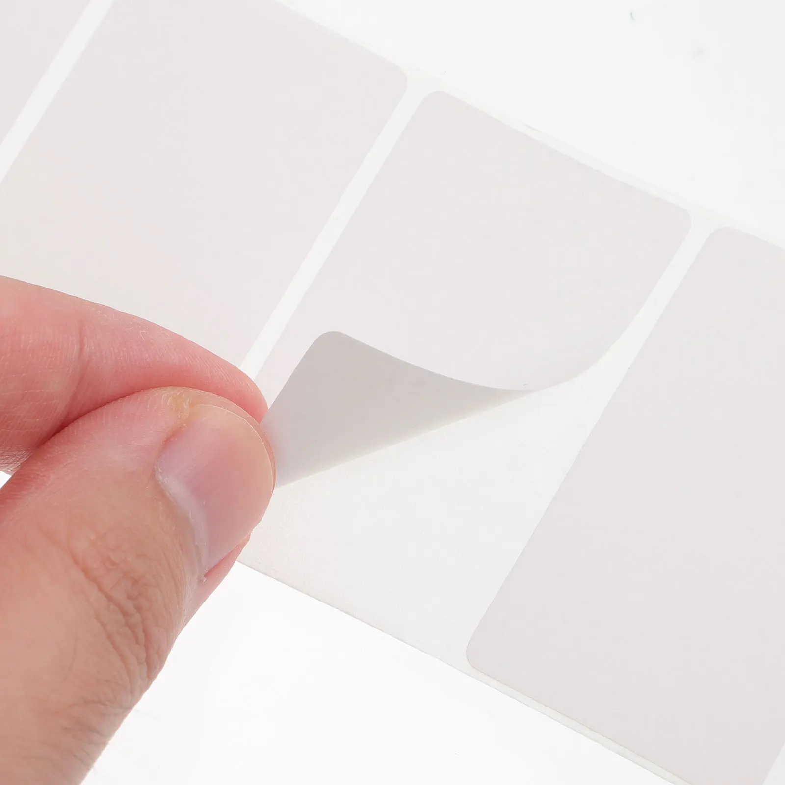 

1 Self Adhesive Roll For Printer Rectangular Sticky Labels Packaging Shipping Address Color Thermal Stickers Printing Label Roll