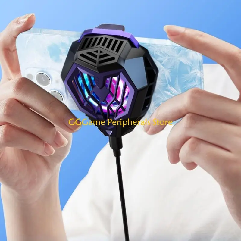U55B Quick Cooling Phone Coolers 2 Speed Setting Quiet Operate for Mobile Phones