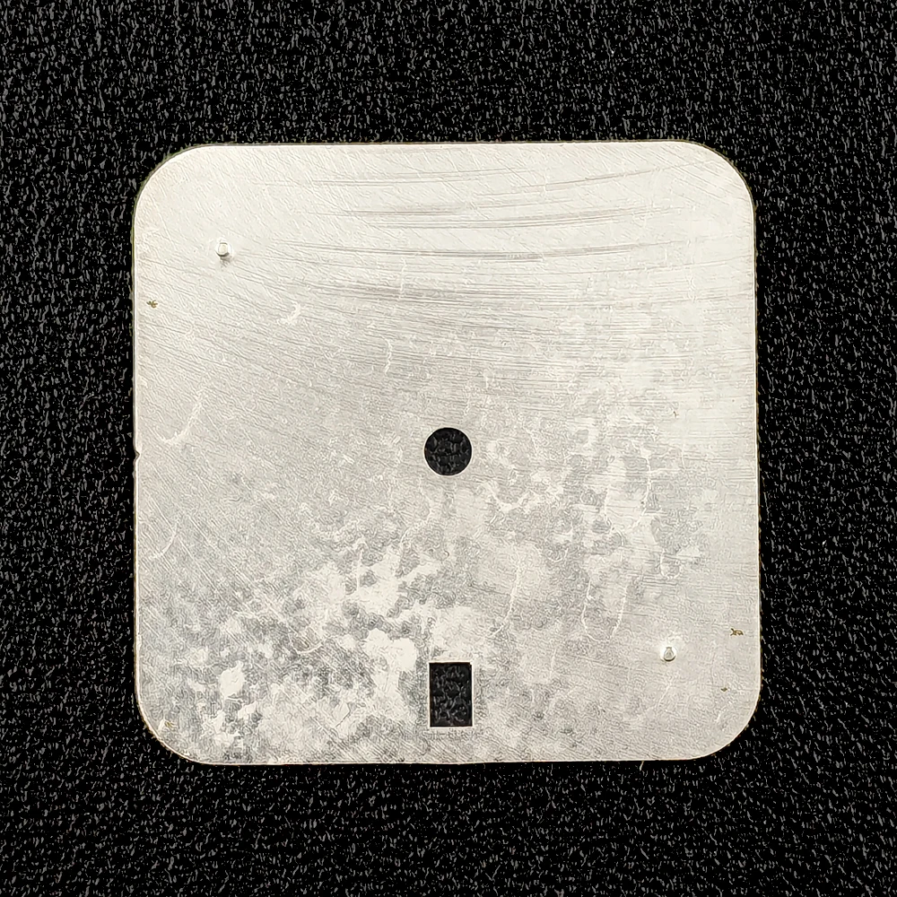 قرص NH35 27 ملم قرص مربع شعار مخصص بدون قرص مضيء مناسب لملحقات ساعة الحركة NH35