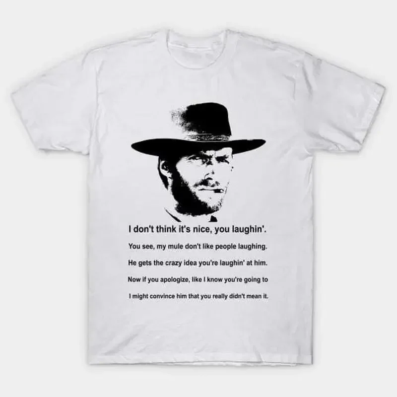 Camiseta Clint Eastwood Mule Quote S 5XL Envío rápido