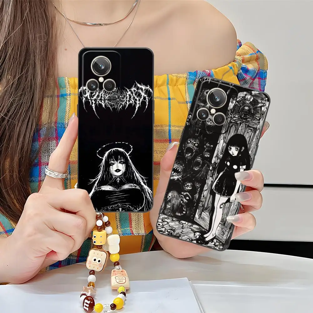 

Чехол для мобильного телефона Terror Gothic Art для Realme GT 8 Neo Pro C75 73 71 C67 65 C55 53 C35 31 C20 15 с цветным принтом, чехол