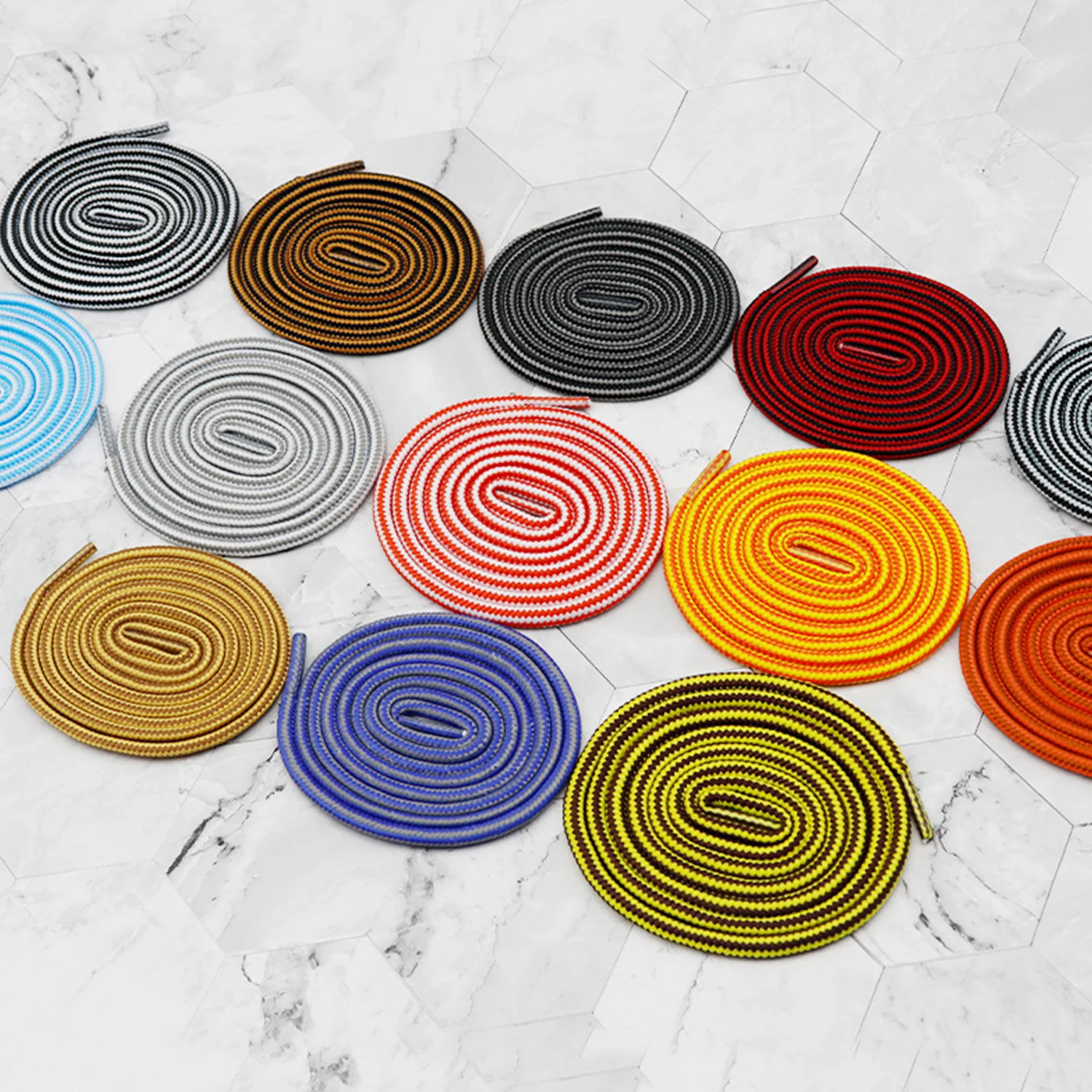 Lacets Ronds pour Chaussures de Bain, 200cm, Haut, Marche en Plein Air, Randonnée