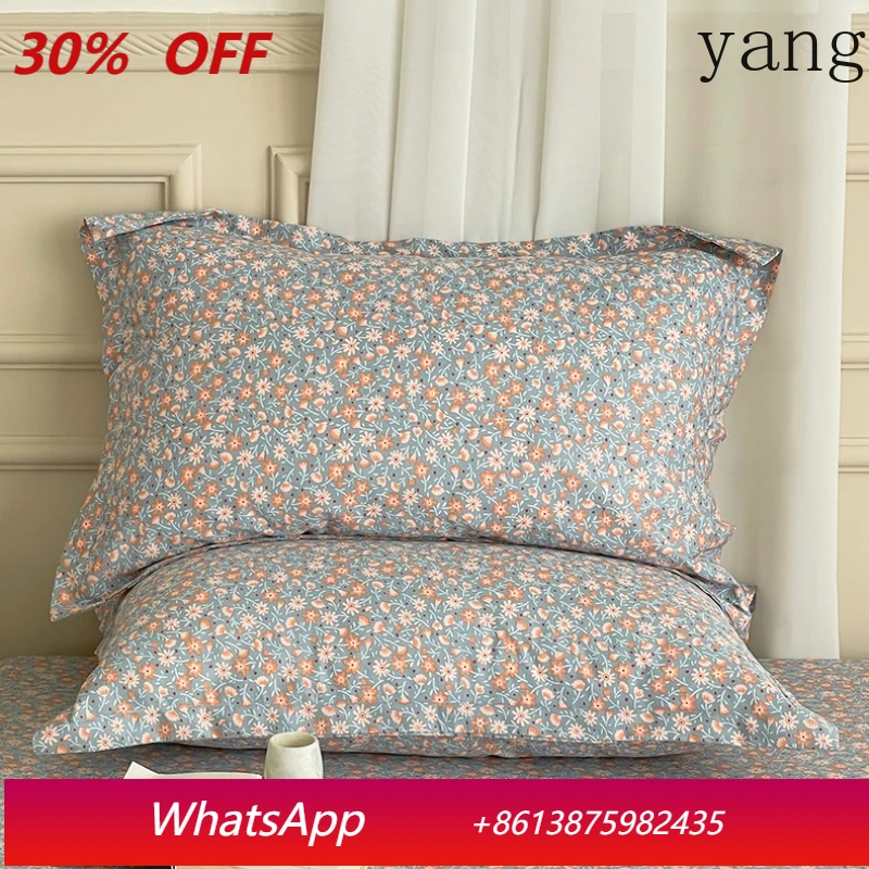 

LTT twill pure cotton pillowcase pair of household cotton skin-friendly pillow core liner cover