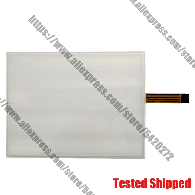 전면 오버레이 보호 필름이있는 2711P-T15C4D2TP 2711P-T15C4D8TP 용 새 원본 터치 스크린 패널 PanelView Plus 1500
