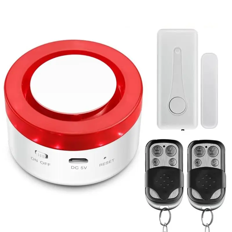 [nouveau-a25p】-kit-de-systeme-d'alarme-de-securite-domestique-sans-fil-intelligent-tuya-wifi-detection-de-cambriolage-avec-capteur-de-mouvement-pour-porte-et-fenetre