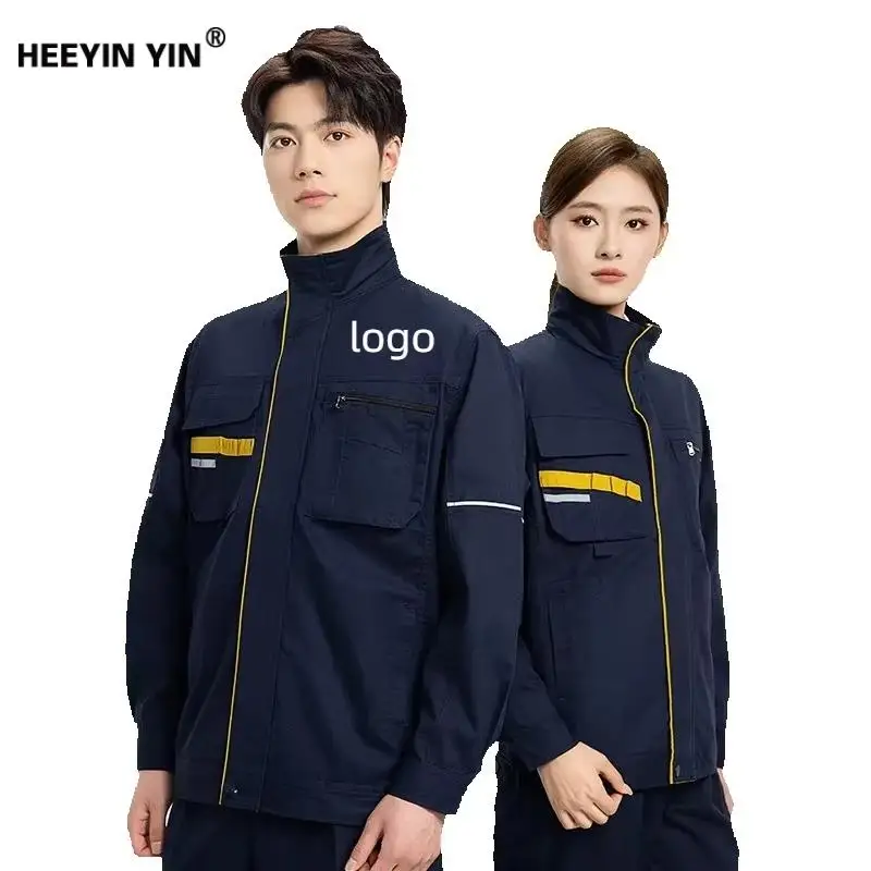 spring-autumn-long-sleeved-workwear-logo-printing-personalized-name-customization-reflective-strip-workshop-worker-jacket-suit