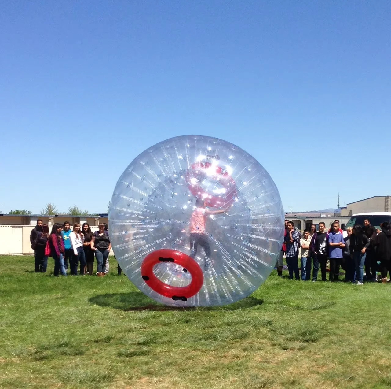 Inflatable Zorbing Ball For Sale Giant Hamster Ball People Walk Inside 3M Grass Ball Snow Ball Rolling Clear Body