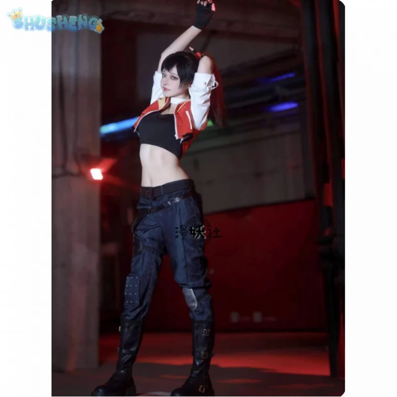 

Bai Yuekui Cosplay Costume Anime INCARNATION Leather coat belt glove belt props Halloween men women Carnival fashion uniforms