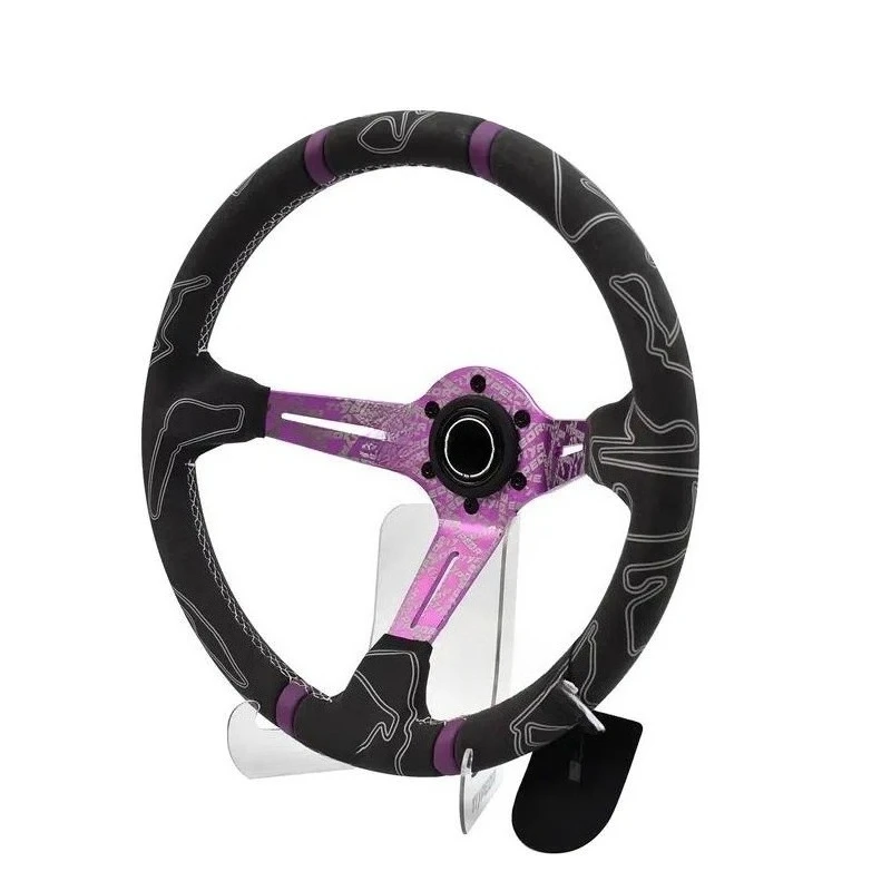 New Drift Racing Steering Wheel Universal Car Deep Dish Steering Wheel Volante Para Juegos
