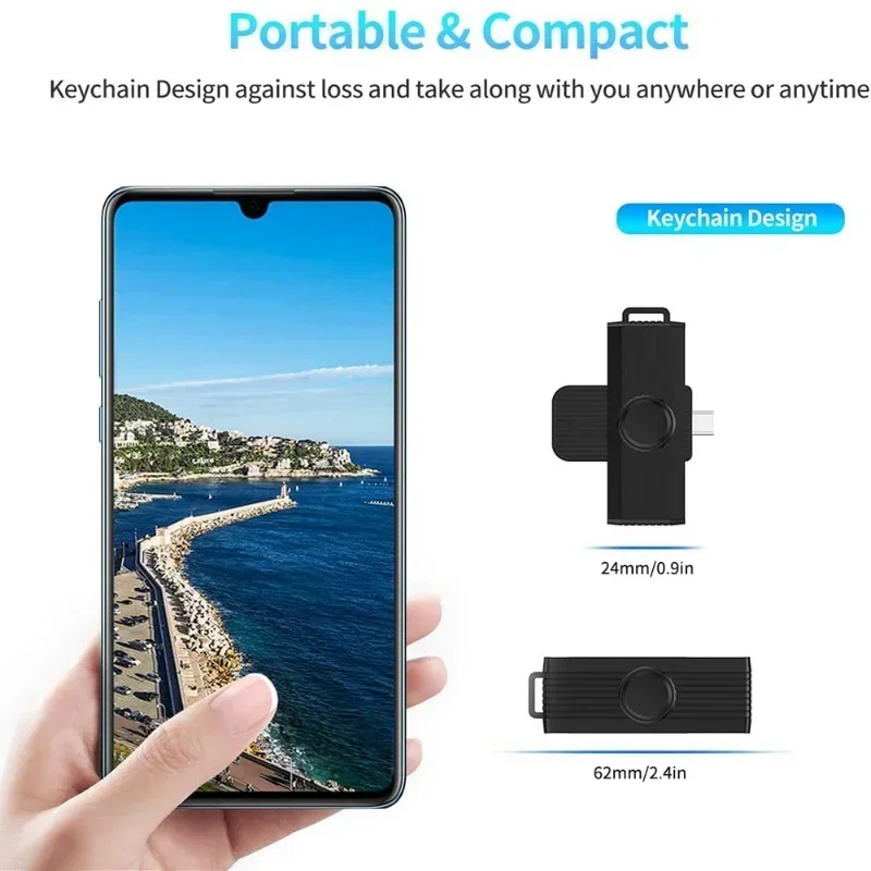 Usb סוג c כרטיס חכם קורא מזהה בנק emv אלקטרוני dnie dni אזרח sim cloner מחבר מתאם mac עבור mac os 1 יחידות