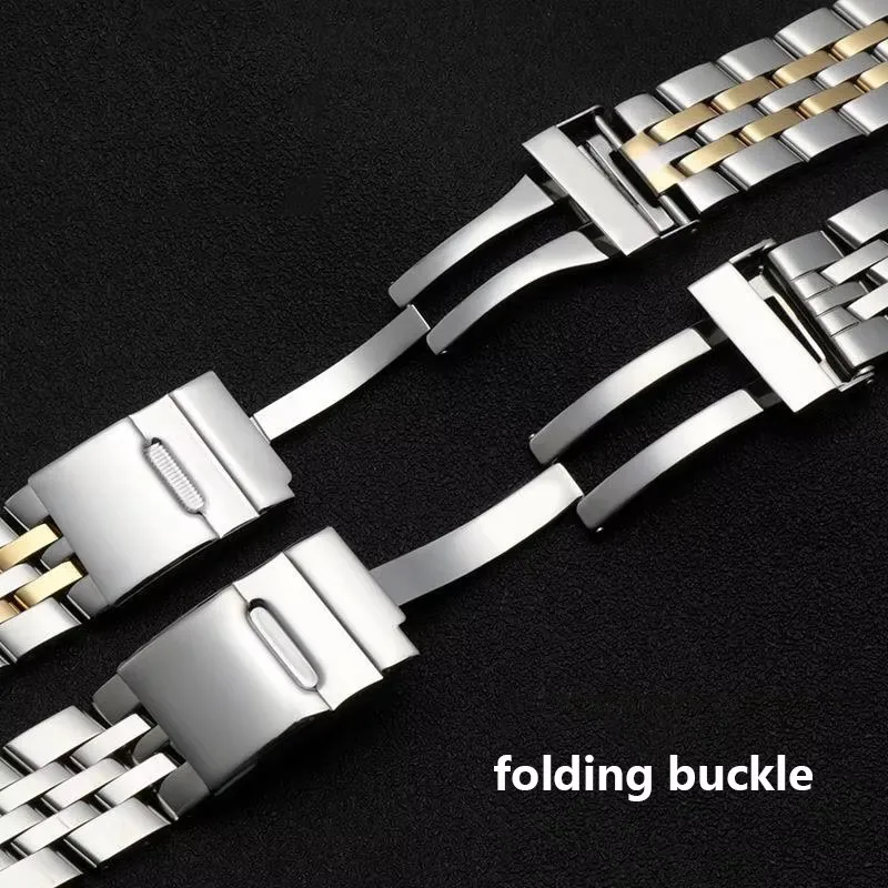 Stainless Steel Watchband 20mm 22mm 24mm Bracelet For Breitling Watch For AVENGER NAVITIMER SUPEROCEAN Watch straps