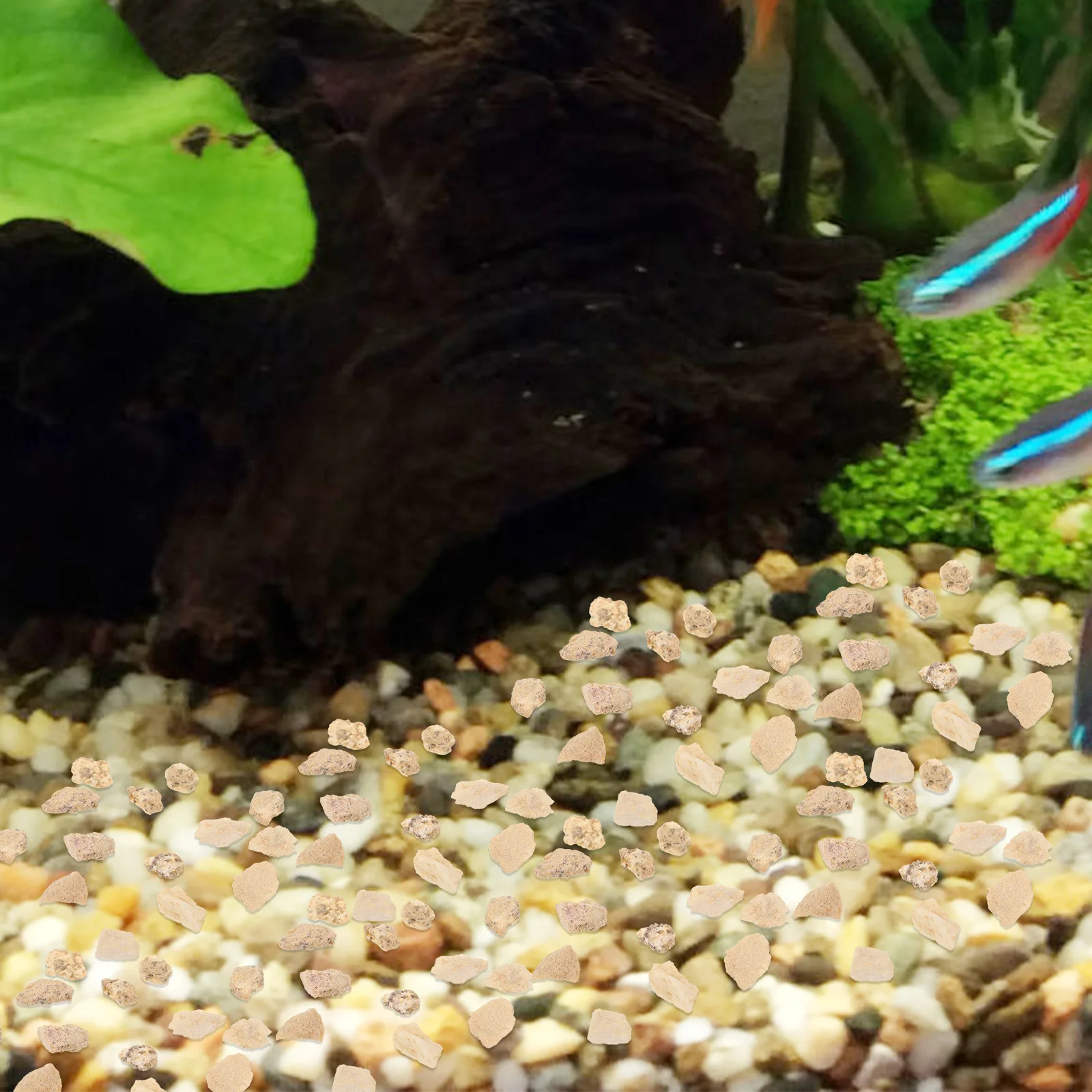 

1 Bag Fish Tank Stone Decors Lifelike Microlandscape Rocks for Sand Table Mini Garden Railway Basing Rock Material Kit