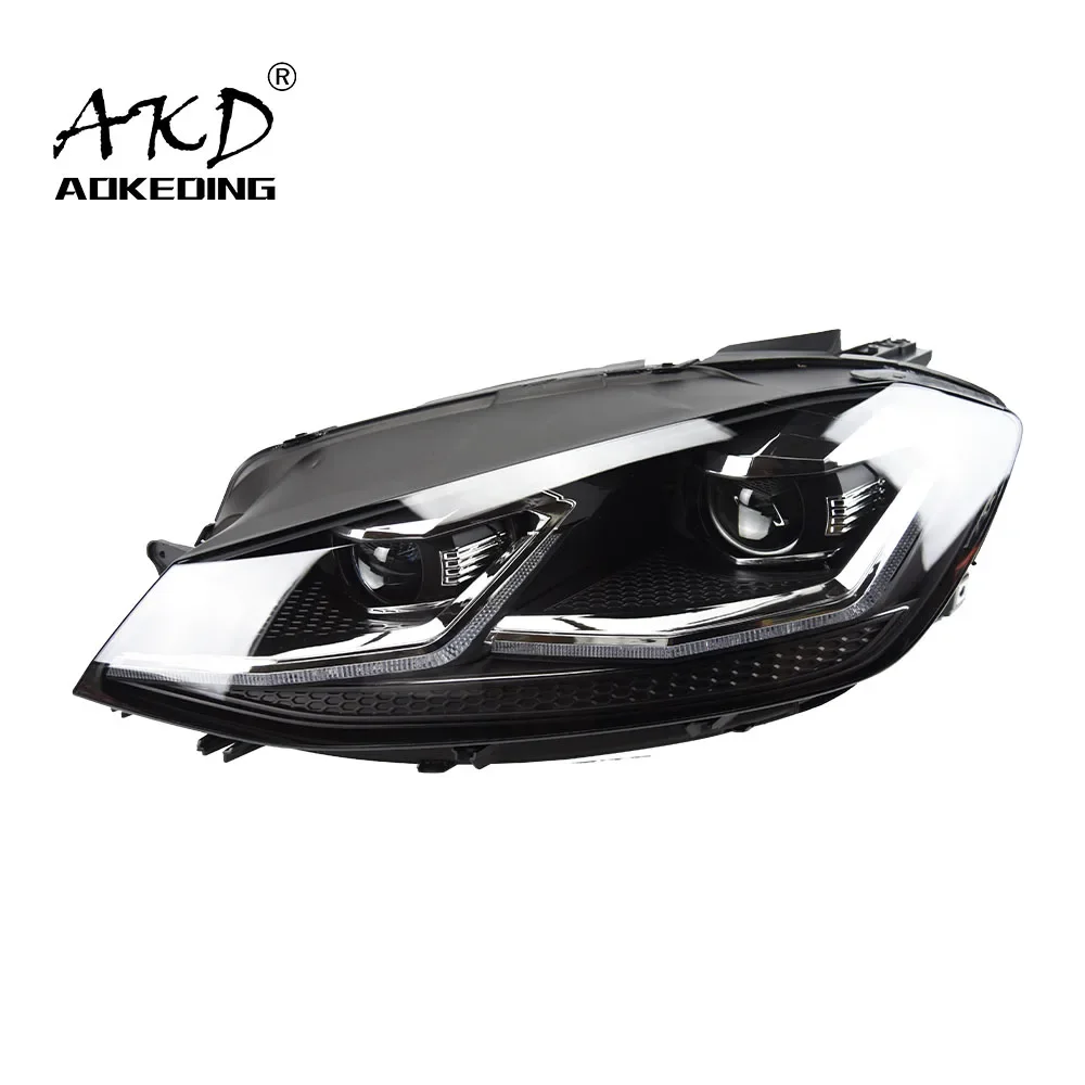 

AKD Car Styling Head Lamp For VW Golf 7 7.5 MK7 2013-2017 Headlight Projector Lens Dynamic Signal Drl Automotive Accessories
