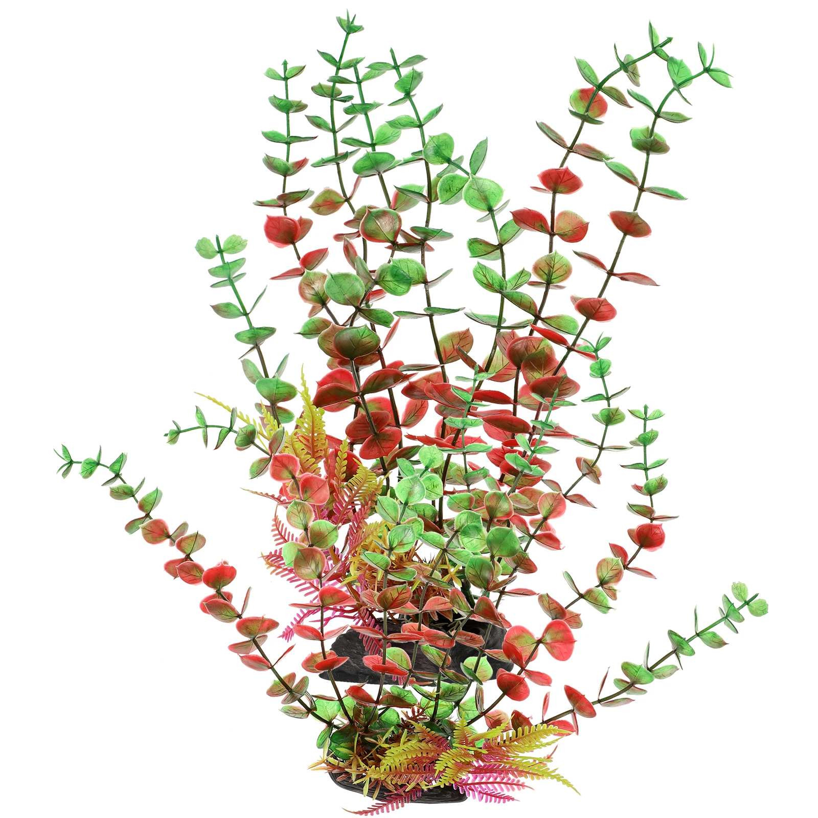 

2Pcs Lifelike Aquarium Plants for Fish Tank Supplies Premium Fake Plant Decoration Wear-Resistant Faux Plants for Terrarium