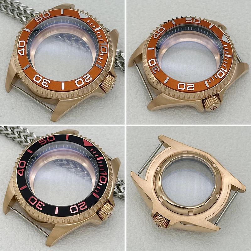 

NH35 Case 42mm SKX007 Watch Case Domed Sapphire Double-Layer Crystal Fit NH35 NH36 NH38 7S26 4R Movements Men's Dive Watch Case