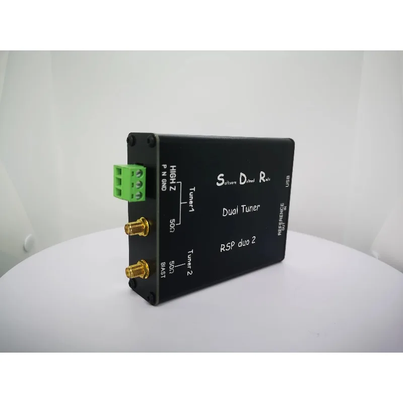 HiSDR RSP-duo Dual Tuner Software Defined Radio Receiver 14-bit ADC 1kHz - 2GHz Wideband Shortwave Radio