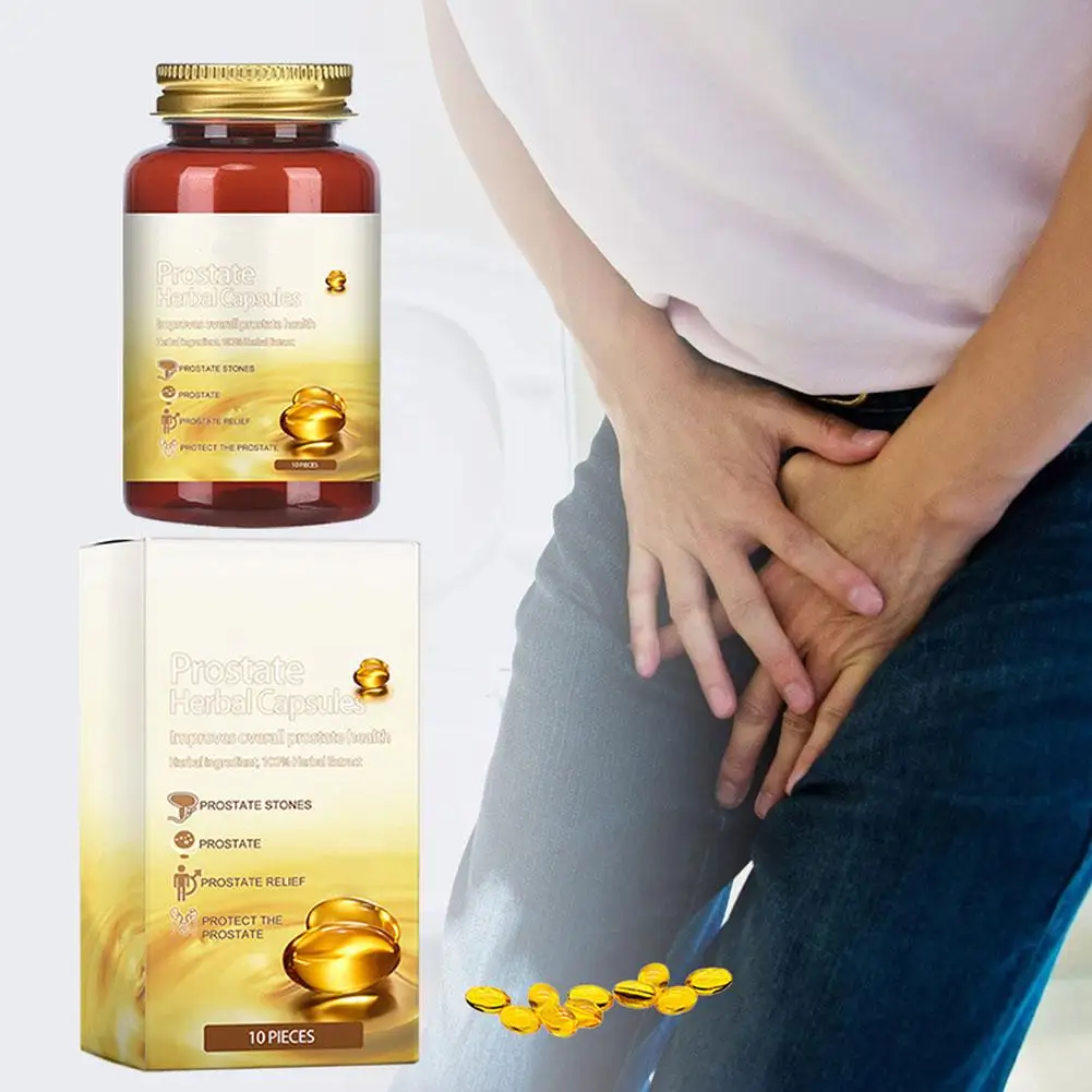 

NEW High-end Prostate Natural Herbal Capsules Prostate Urgency Symptoms Remover Capsules For Men Soothing Body Health Care P3G4