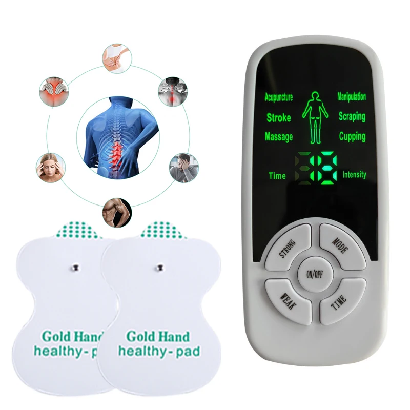 

Electric Tens Unit Digital Therapy Machine f 6 Modes TENS Unit Electric Abdominal Prostate Neck Back Foot Hand Leg Body Relax