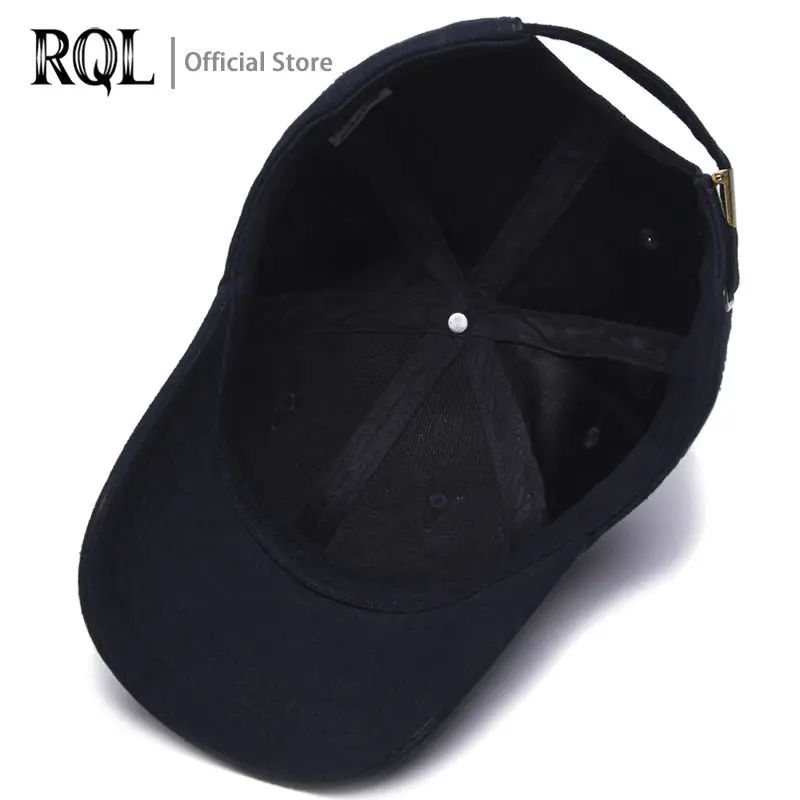 Men\'s  Baseball Cap Black Solid Color Trucker Hats For Men Women 2021 Cotton Hip Hop Unisex Luxury Brand  Adjustable Buckle