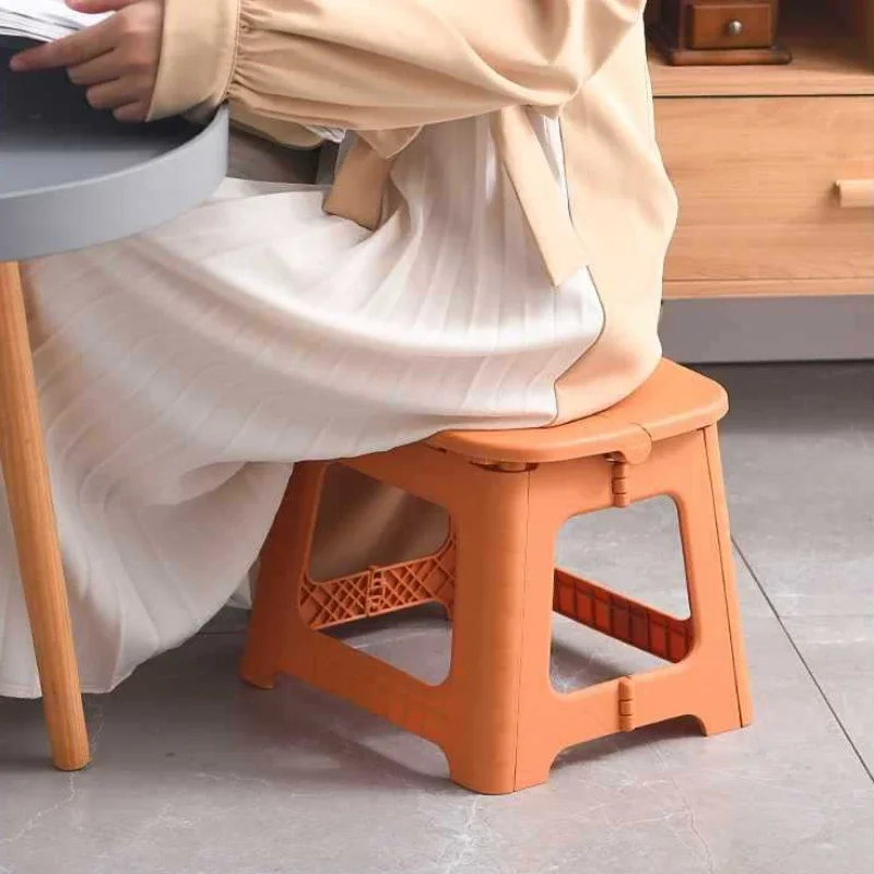 1 Piece of Foldable Chair Stool, Thickened and Portable, Lightweight Plastic Stool Suitable for Home Bathrooms and Outdoor Use image 3