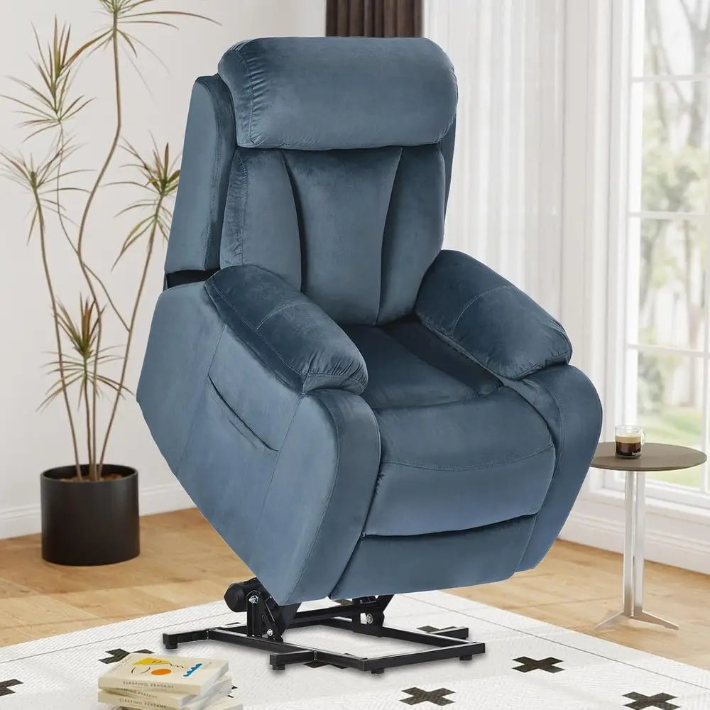 

Small Power Lit Recliner or Elderly, Lit Chair Recliners, Electric Recliner Chairs or Seni, Remote Control, Adjustable, Side ket
