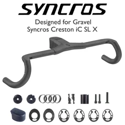 Syncros Creston Ic Sl T1000 Carbon Full Internal Cable Routing Road Bicycle Integrated Gravel Cockpit Di2 Gravel Handlebar