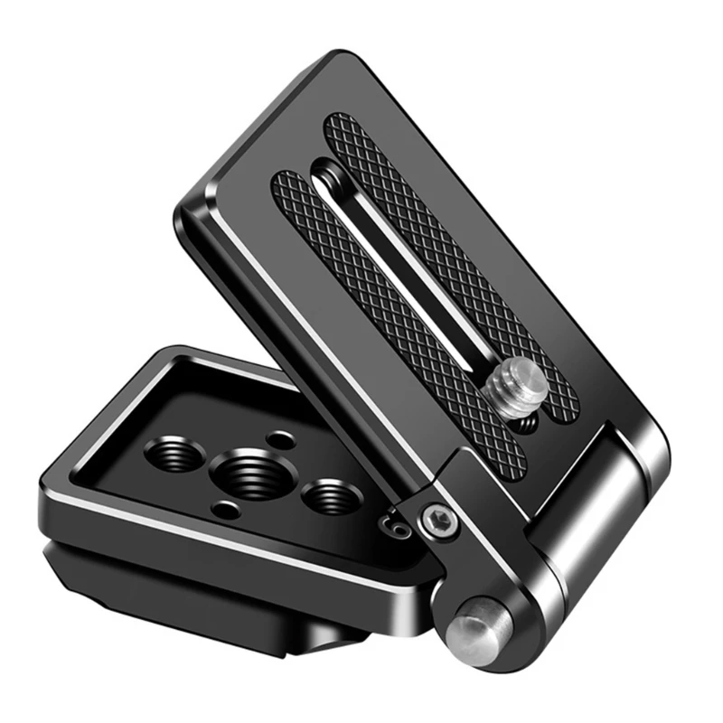 Folding DSLR Camera L Bracket Adjust Cameras Quick Release Plate Suitable for Various Cameras Stabilizers