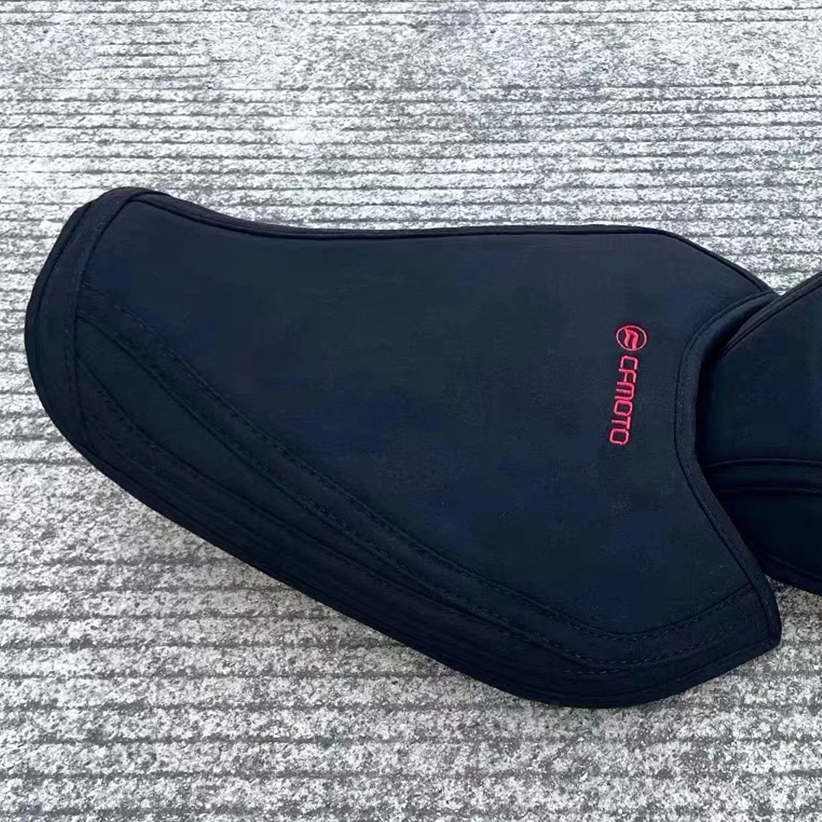 Motorcycle Velvet Seat Cover Fit For CFMOTO 800NK NK800 NK 800 2022 2023 2024 Bicycle Upgrade Seat Cover Handmade DIY appearance