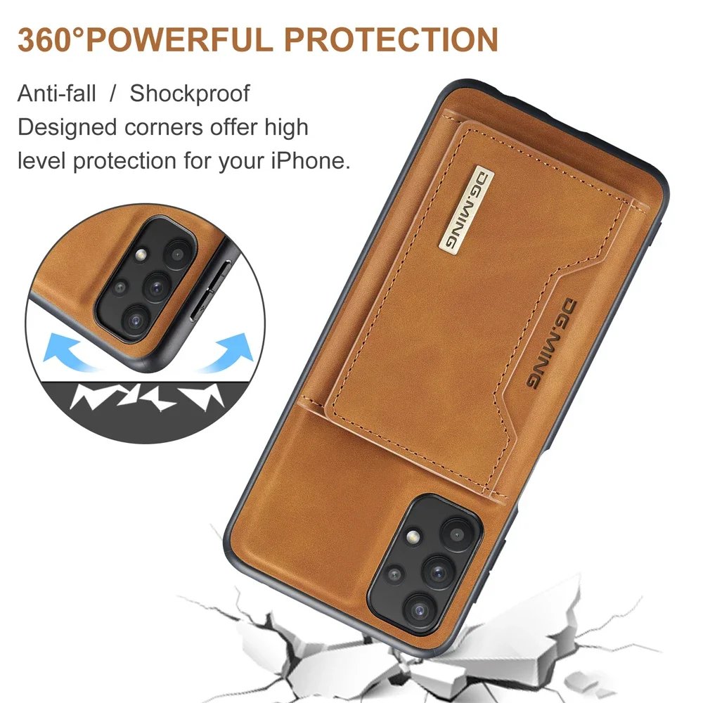 for Samsung Galaxy S24 S23 A54 A34 A53 A73 A13 A52S S22 S21 Ultra Plus S20 Note Case Leather Wallet Pouch Magnet Cover Holder