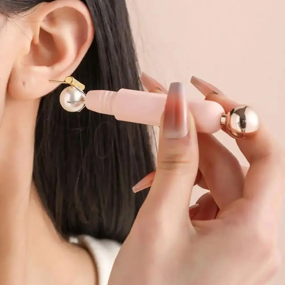 Anti-Slip Secure Grip Jewelry Wearing Tool Compact Design Double-ended Tool Jewelry Fastener Assistance Skin Friendly Materials