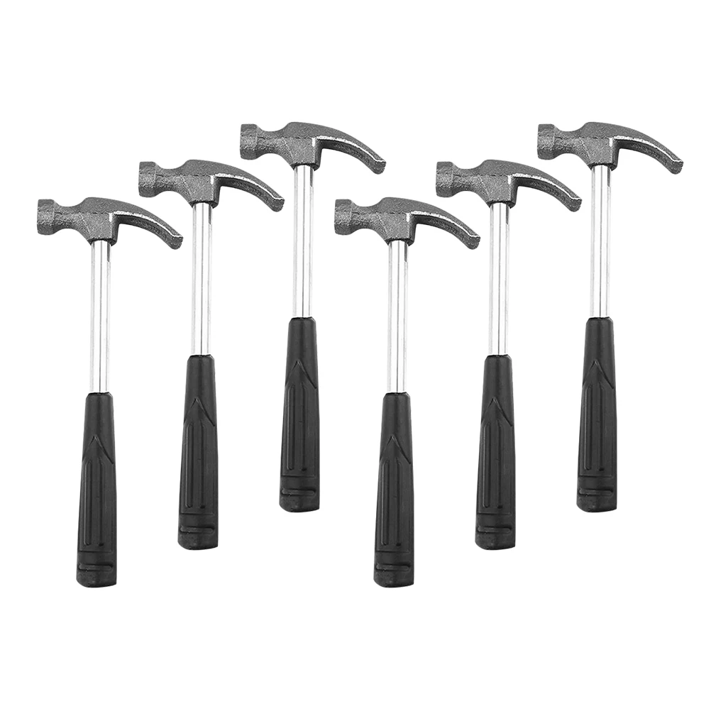 

6pcs Mini Hammer Lightweight Tent Stake Mallet Durable Camping Tool Portable Storage Easy Use Small Hammer Practical Outdoors