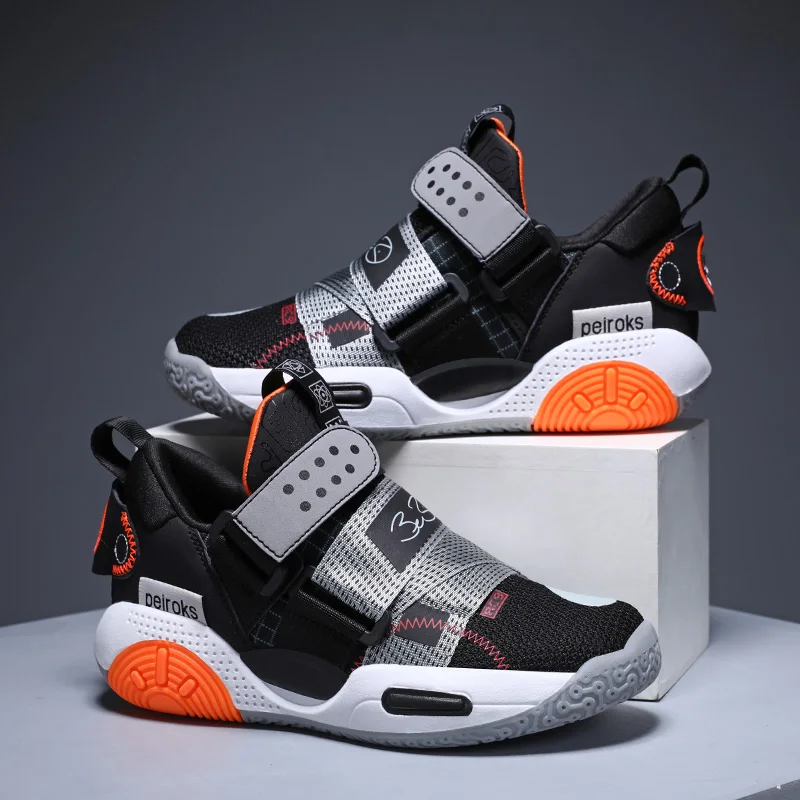New Brand Children's Basketball Shoes For Boys Girls Non-slip Kids Sport Shoes Lightweight Outdoor Sneakers Trainers Footwear