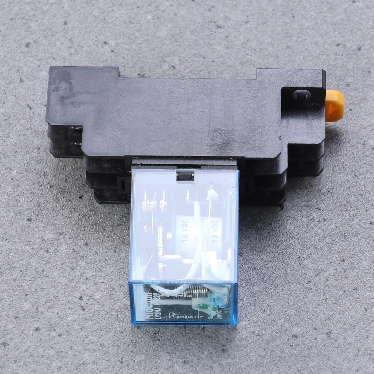 

8 Pin Dc 12V Auxiliary Relay Electromagnetic Power Relay Socket Base Automatic Circuit Switch Protector General Purpose