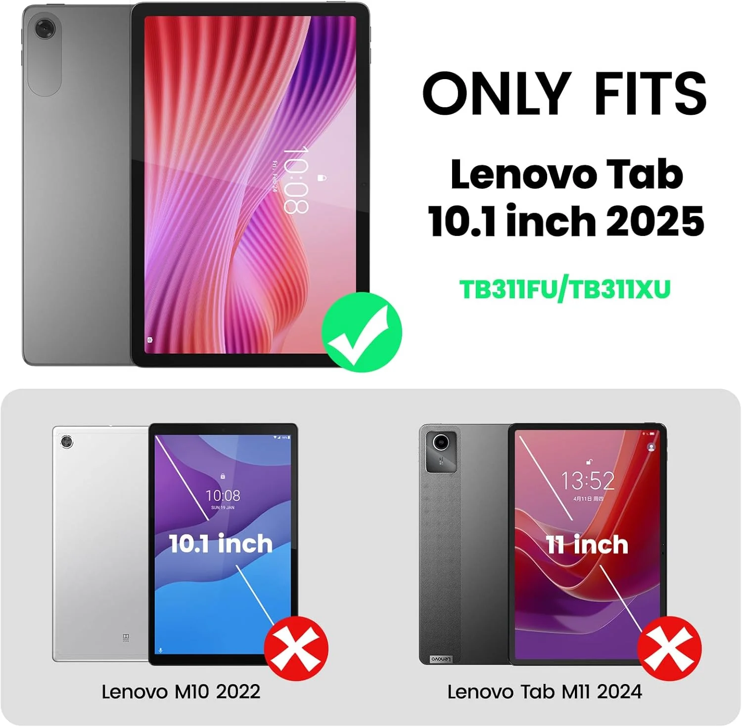 Tablet Screen Protector for Lenovo Tab 10.1 inch (2025) TB311FU / TB311XU 10.1