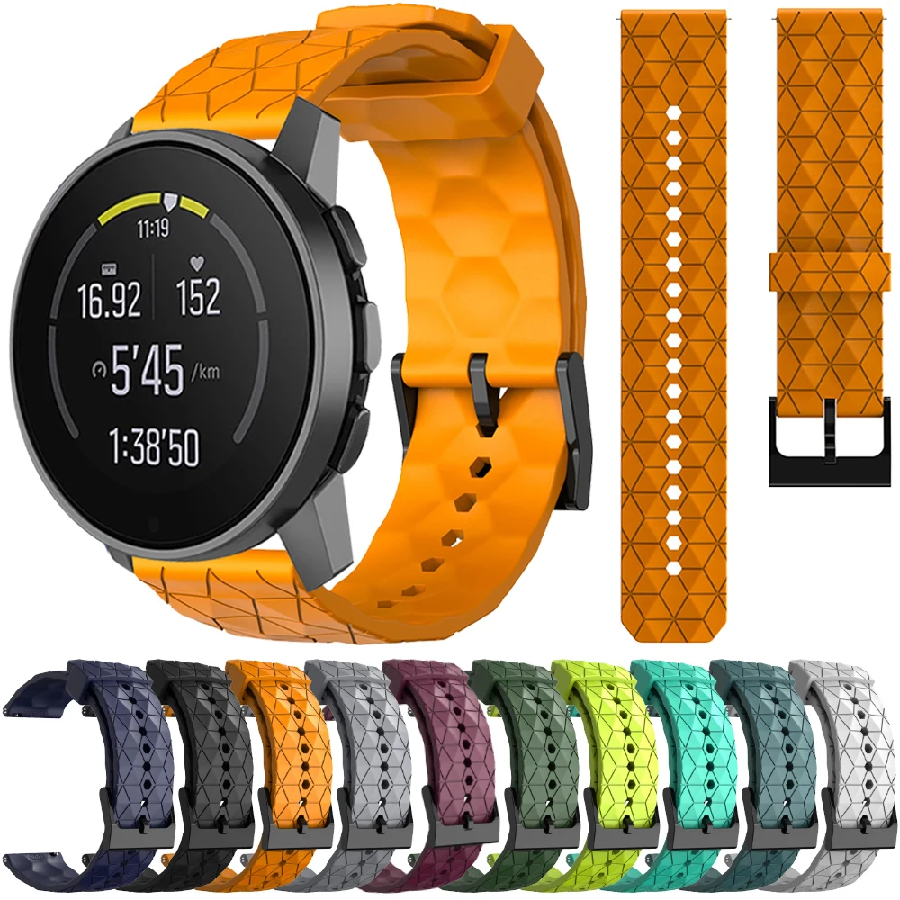 20/22mm Band For SUUNTO 9 PEAK Pro DLC/5 PEAK/3 Fitness Silicone Smartwatch Bracelet For SUUNTO RACE/VERTICAL Sports Watch Strap