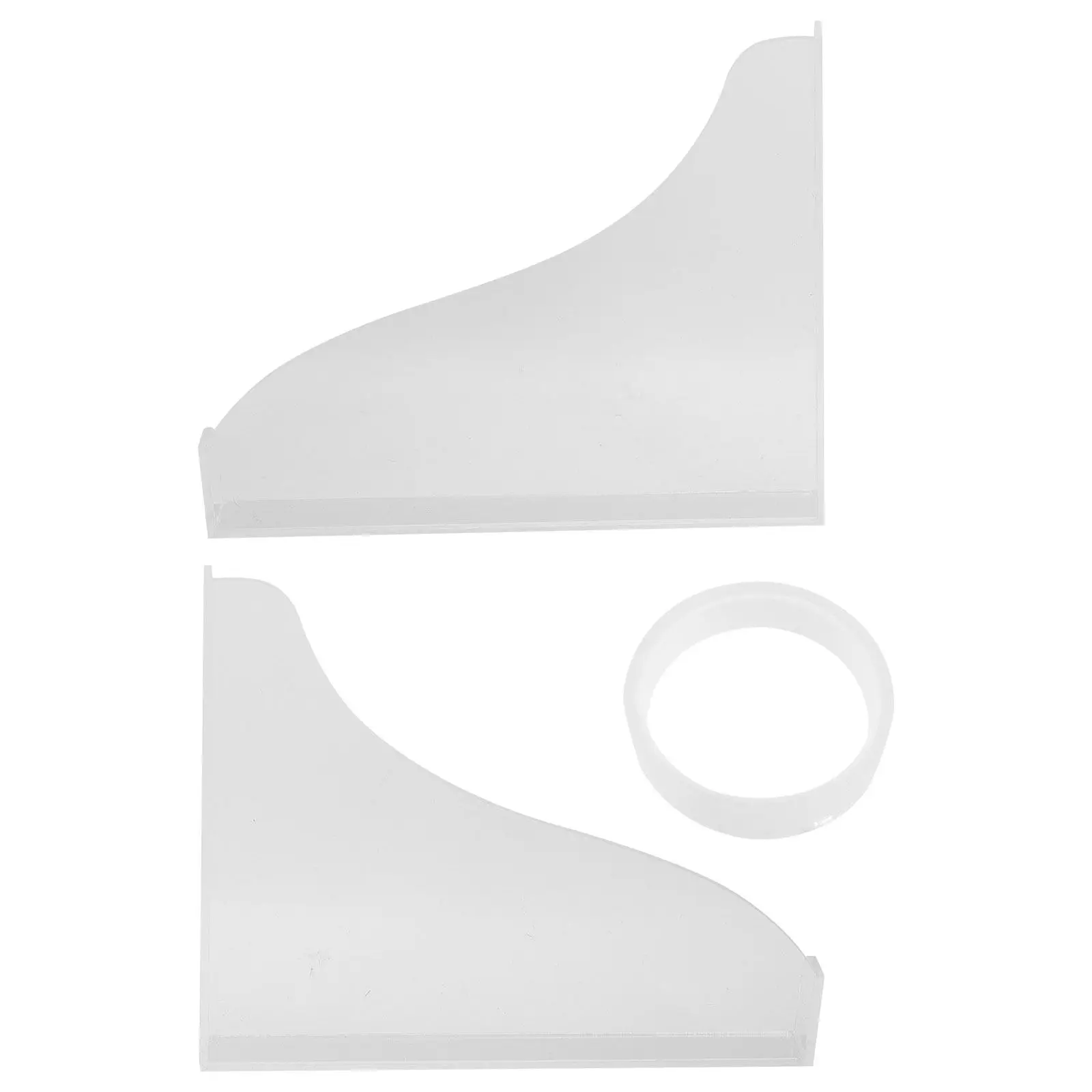 

2Pcs Bathtub Anti-Splashing Guard Acrylic Splash Proof Bathroom Safety Barrier for Tub Edges Shower Floor Dryness Corner