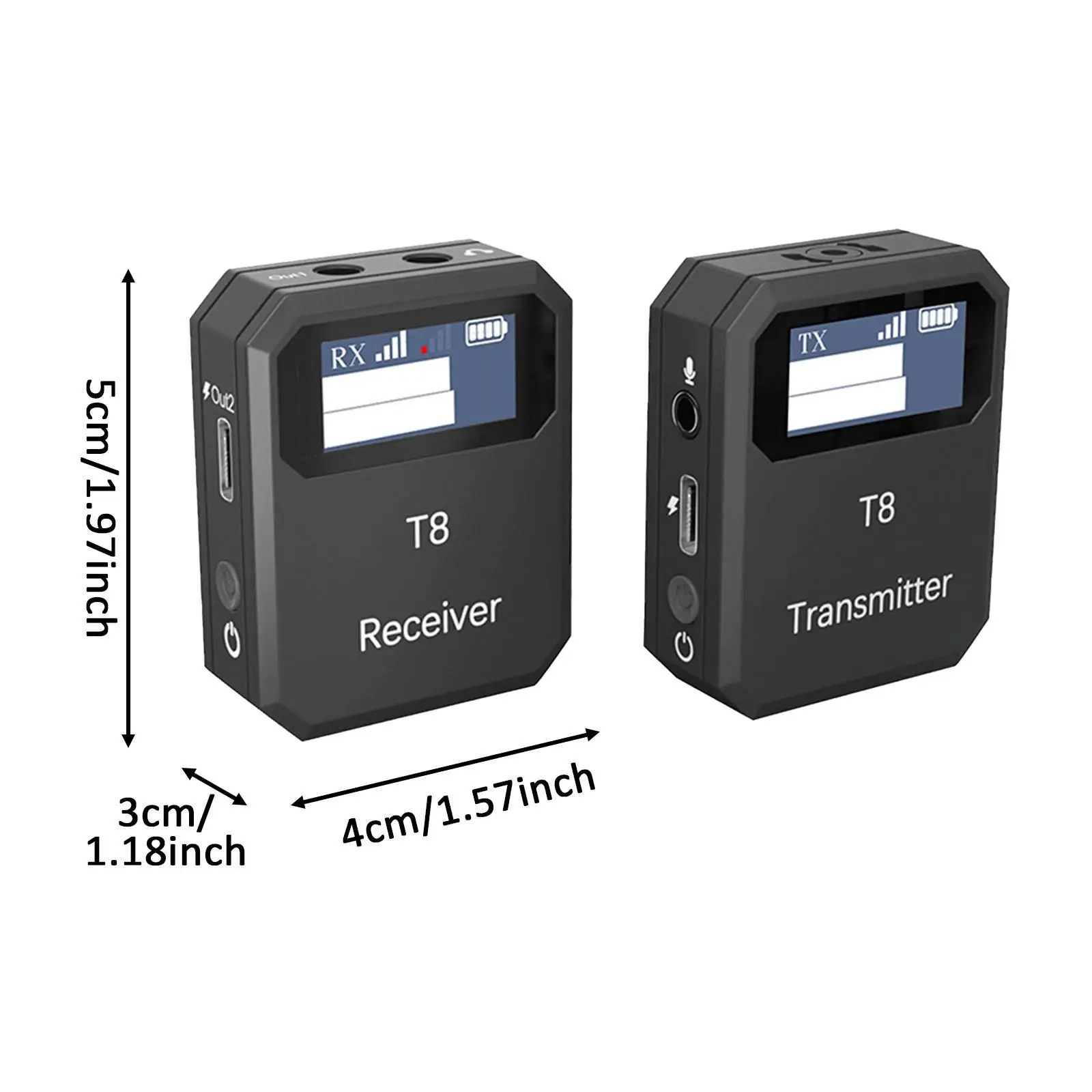 Drahtloses Lavalier-Mikrofonsystem zur Rauschunterdrückung für Interview-Restaurants