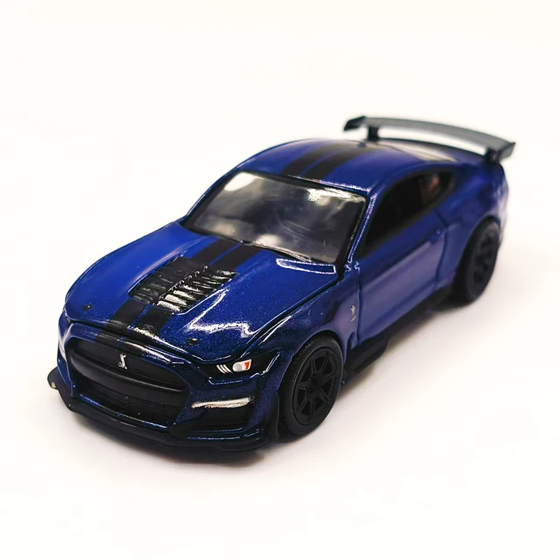 (No Retail Box) 1:64 Scale Ford Mustang Shelby GT500 Simulation Alloy Car Model Collection Decoration Toy Gift Souvenir Display