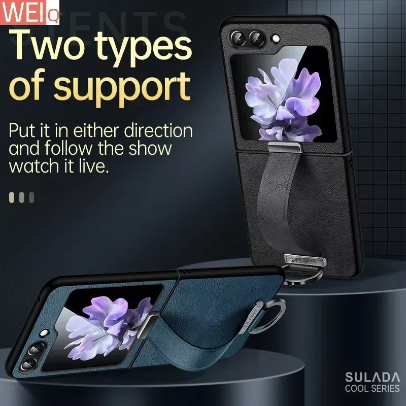 

Чехол SULADA Tide Cool для Samsung Z Flip 5, браслет-подставка для Samsung Galaxy Z Flip 5, чехол