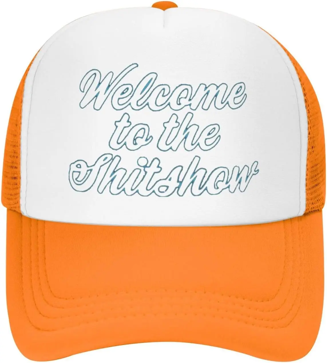 Welcome-To-The-Shit-Show-Trucker-Hat-Unisex-Breathable-Mesh-Snapback-Cap-for-Casual-Outdoor-Wear