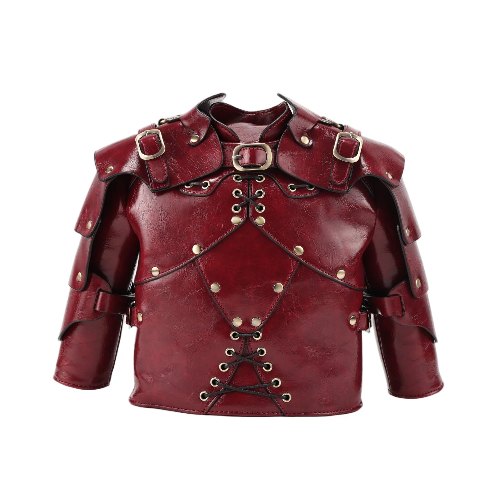 Medieval Armor Shaped Bag Punk Jacket Shaped Chain Bag Shoulder Armor Crossbody Bag Halloween Accessories
