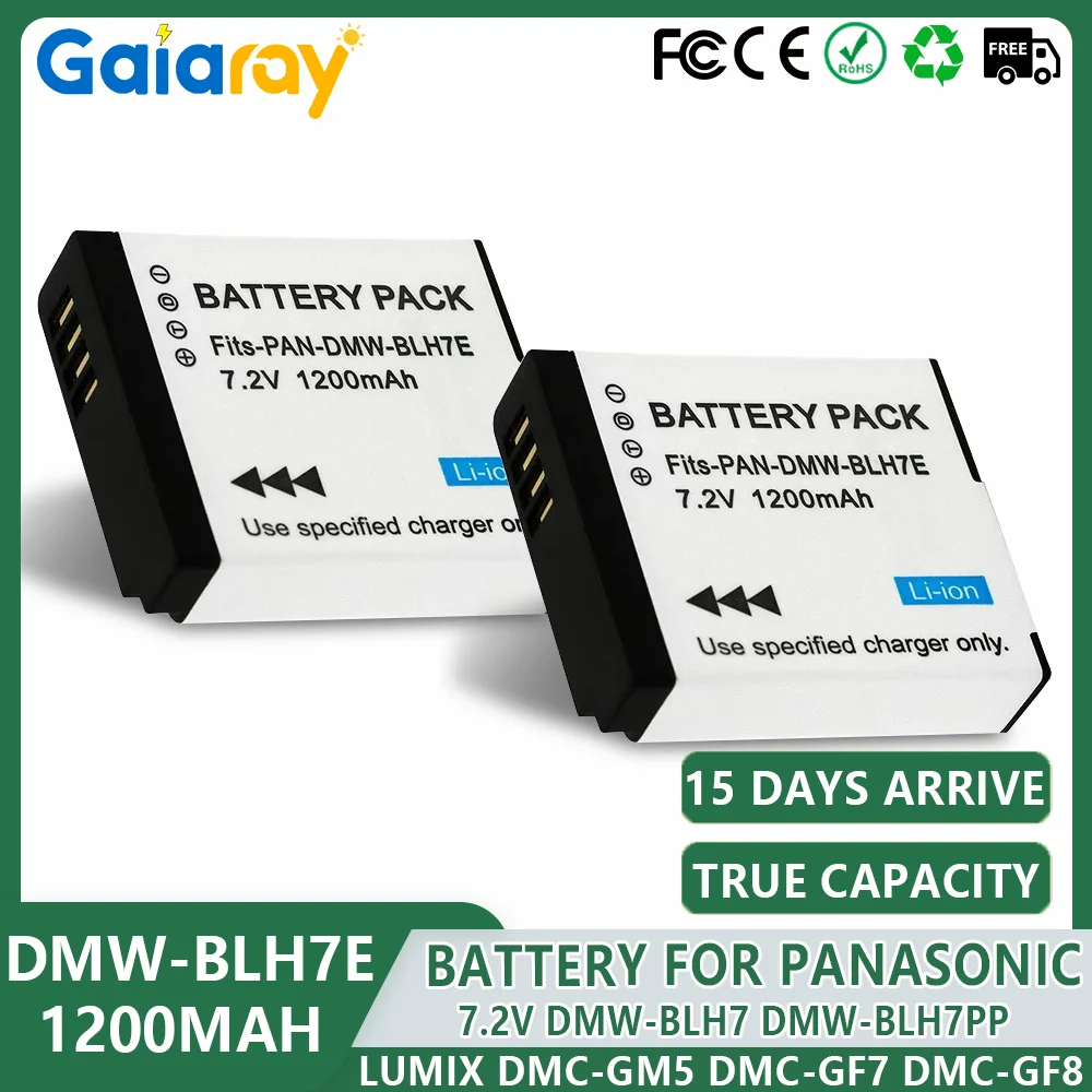 1200Mah DMW-BLH7E D…