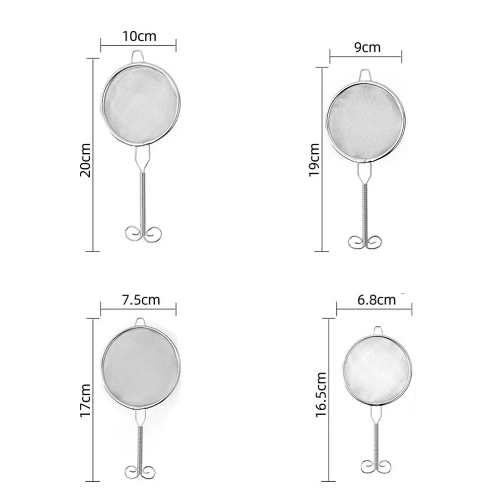 304 شبكة من الاستانلس استيل الشاي الغذاء مصفاة متعددة الوظائف الإبداعية الغذاء حليب الصويا مصفاة ملعقة أدوات مطبخ بالجملة
