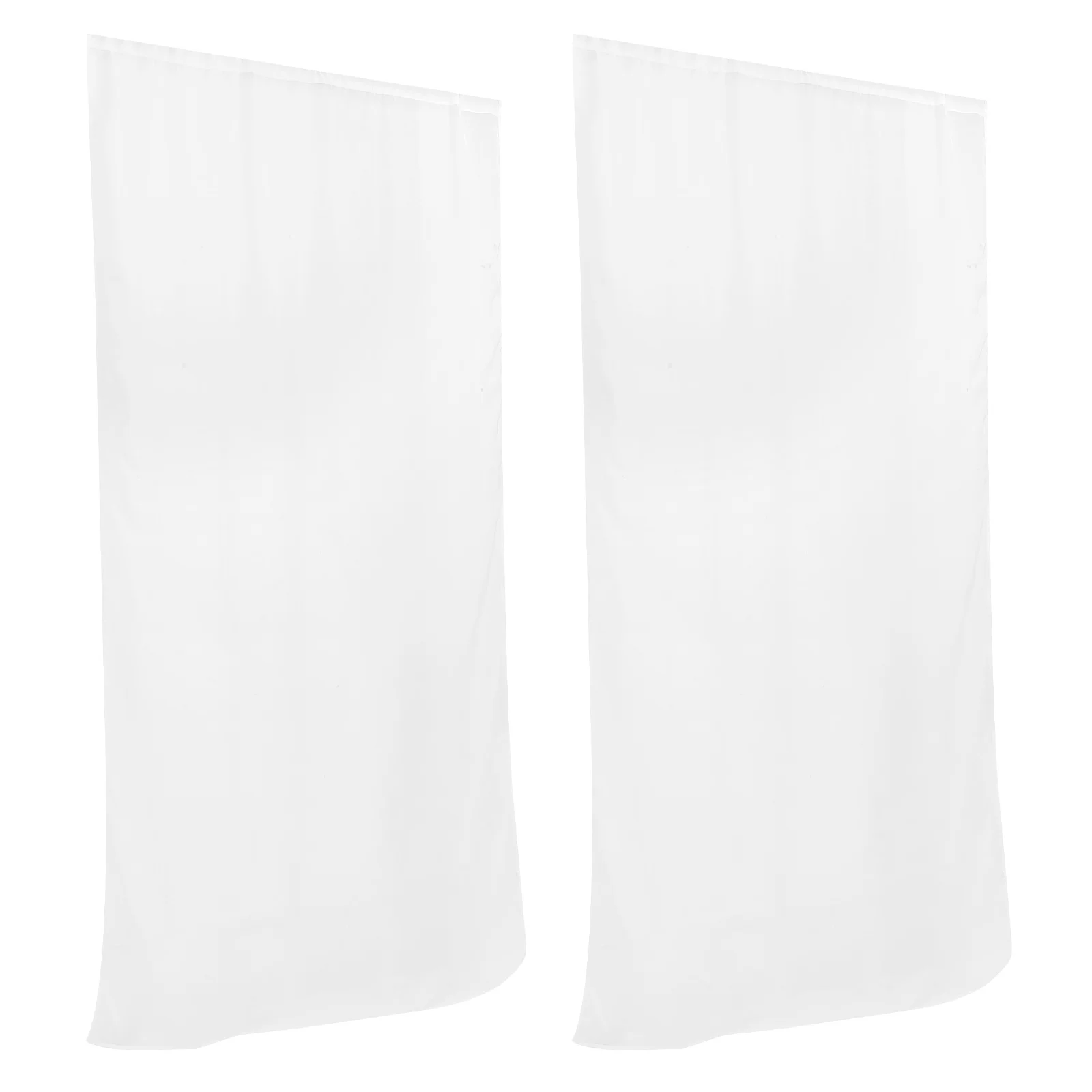 

2Pcs Sheer Window Curtain White Semi Sheer Curtains for Living Room Bedroom Office Decorative Gauze Drapes Netting for Porch
