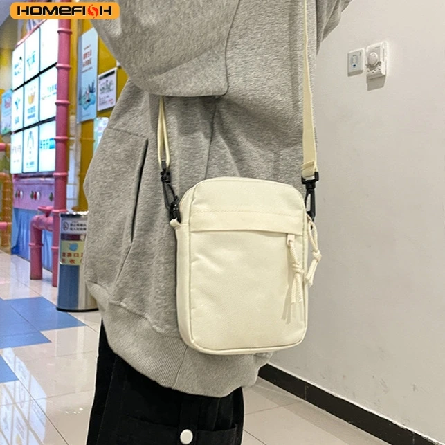 HOMEFISH Minimalist Functional Chest Bag Bags For Men Casual Small Zipper Crossbody Pouch Simple Small Crossbody Shoulder Bag gallery 5