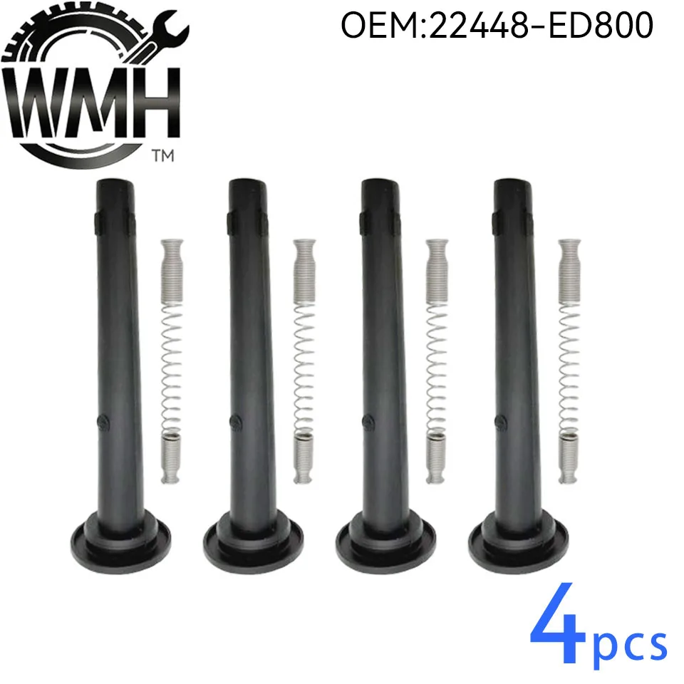 4/8/16-teiliges Zündspulen-Gummi-Reparaturset, geeignet für Nissan Scatella 2007–2010, 2.0L Mr20De, März 1,8 l, L4, OEM 22448-Ed800