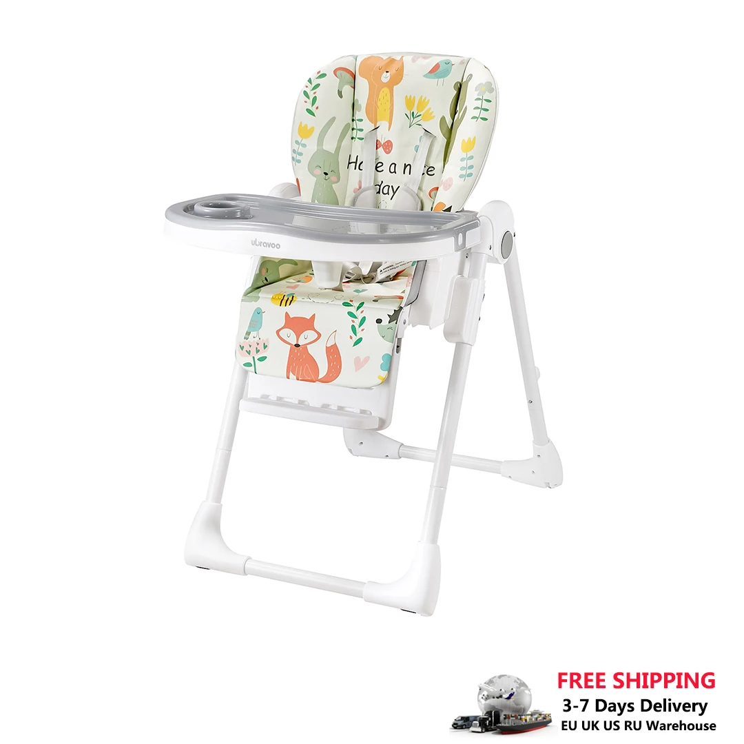 

UBRAVOO Highchair Eating 0 Months Plus Fantasy Realm, Foldable, Reclining, Easy Clean Feeding for Baby and Toddlers