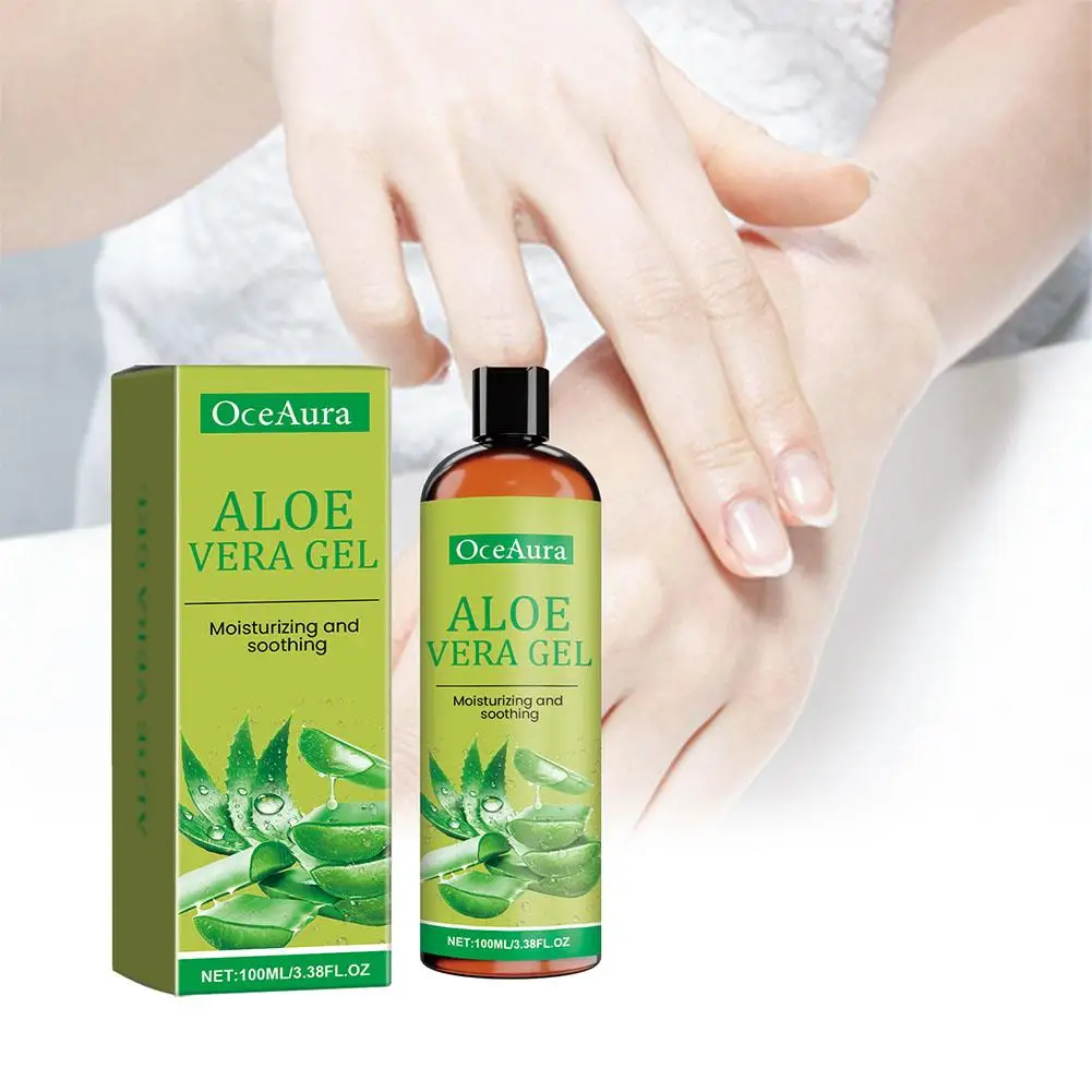 

Pure Plants Aloe Vera Gel Sleep Mask Hyaluronic Acid Rejuvenation Primer gel Moisturizing Skin Leave-on Care Skin Base V0O9