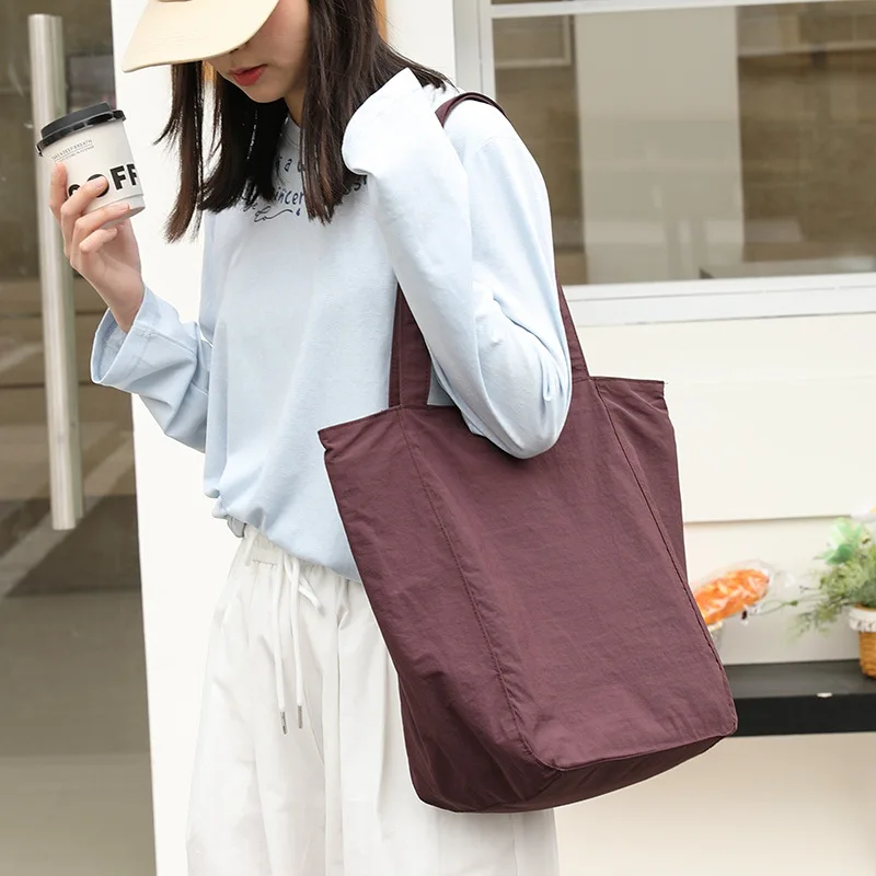 

YIFAN Autumn Solid Shoulder Bags for Women Retro Large Capacity Ladies Tote Bag Casual Travel Female Handbags